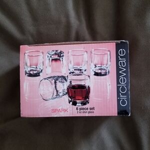 Spark 6-Piece Shot Glass Set - Clear